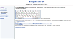 Desktop Screenshot of europatastatur.de