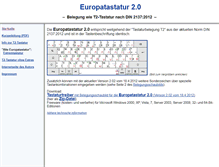 Tablet Screenshot of europatastatur.de